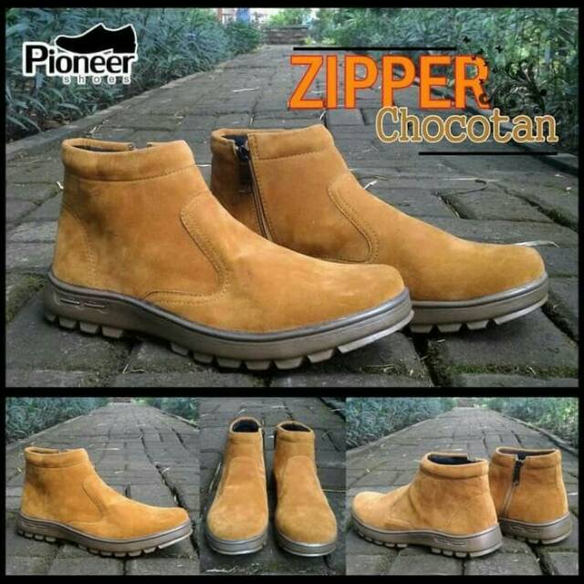 Sepatu Boots ZIPPER CHOCOTAN / Boots Keren /Boots murah