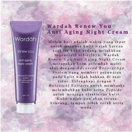 Wardah Renew You Anti Aging Day Cream