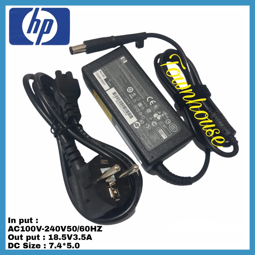 Adapter Charger for HP 2000-2B09WM 2000-2A20NR Pavilion DV4 DM4 DV5 DV6 DV7 G60 18.5V 3.5A 65w