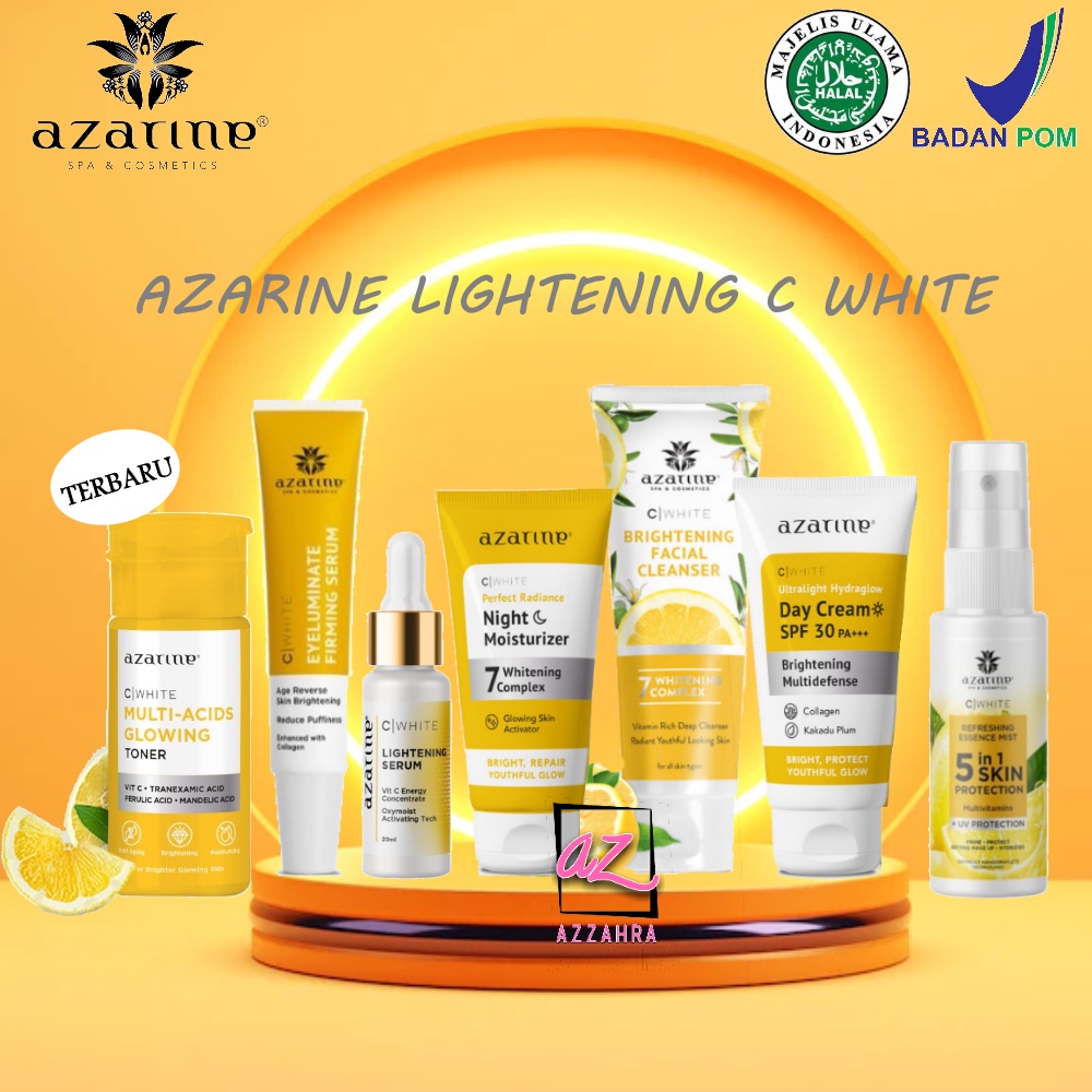 AZARINE C WHITE SERIES ( Untuk kulit Kusam ) ORIGINAL BPOM