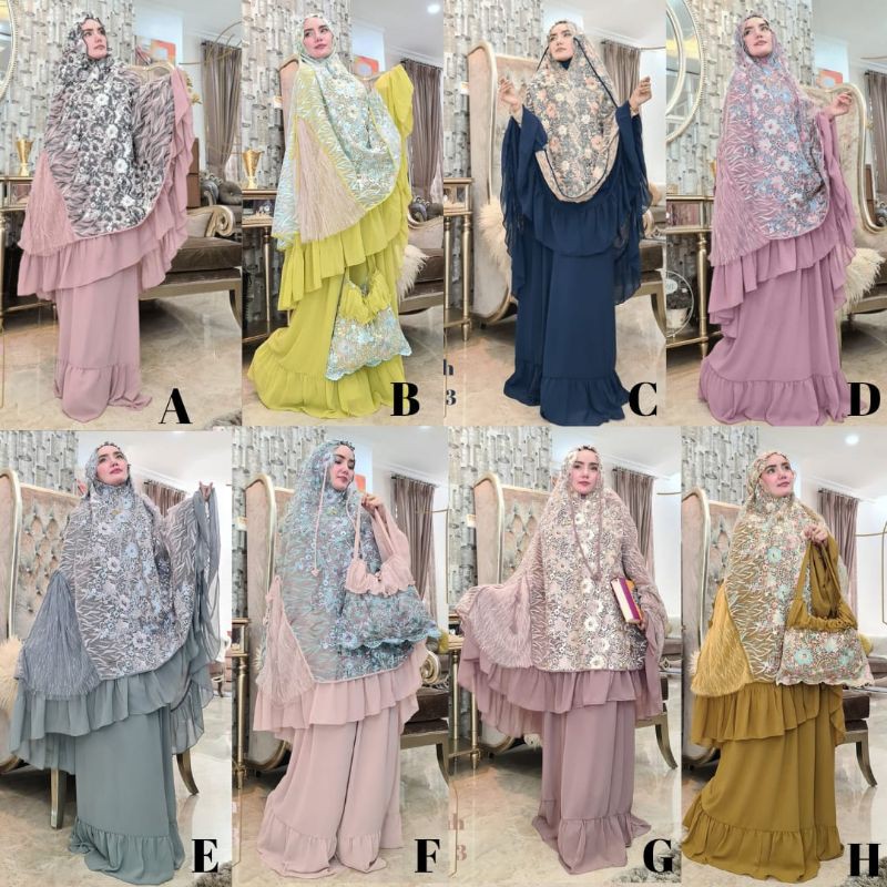 mukena amenah luxury 3 by baenetta