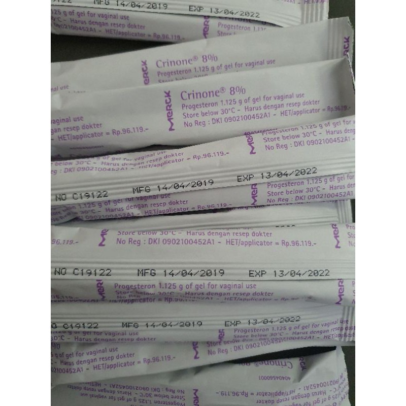 Crinone Progesterone Gel Shopee Indonesia