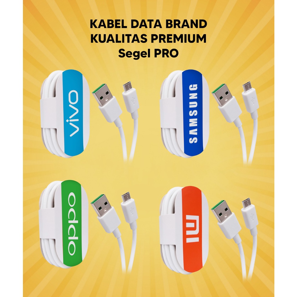 KABEL DATA BRANDED C50 OPPO VIVO XIAOMI SAMSUNG MICRO USB MICRO FAST CHARGING VOOC