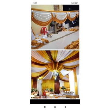 plafon tenda dekorasi