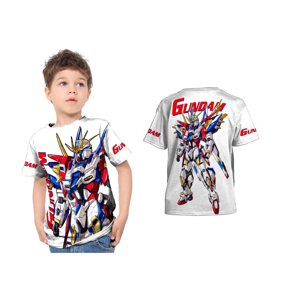 Kaos Baju Anak Fullprint Star Build Strike Cosmos Gundam - Art 01 Fullprint Custom