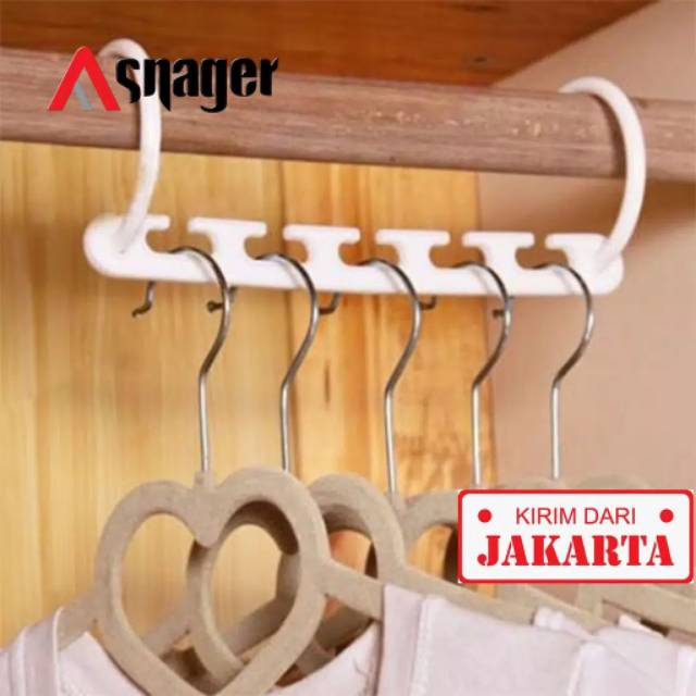 Wonder Hanger Magic Hanger Gantungan Baju Pakaian Hanger Ajaib Hanger Pakaian