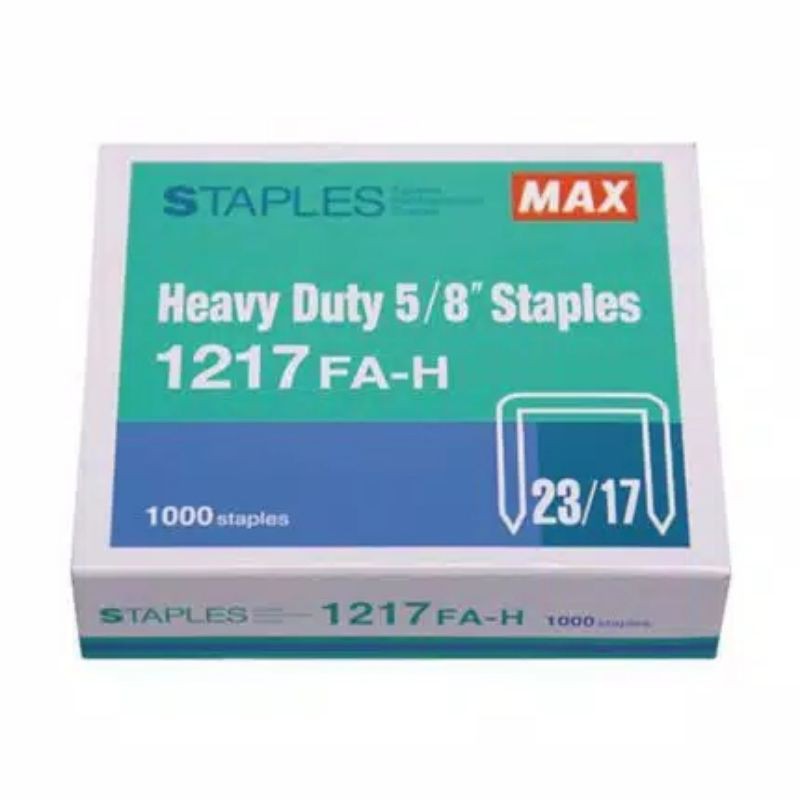 

Isi Refill Stapler MAX Heavy Duty 5/8" Staples 1217 FA-H/ML