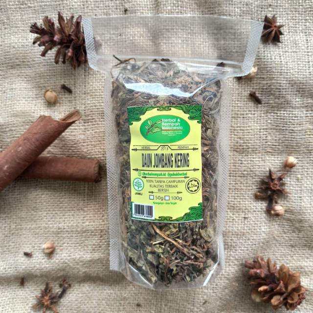 

Daun Jombang Kering - 100 GR / REMPAH / JSR / 100% MURNI