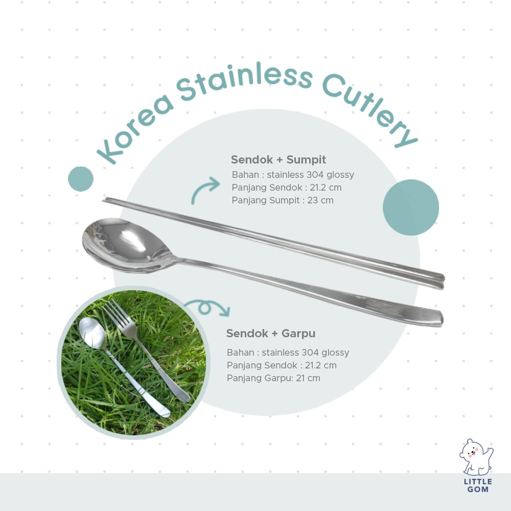 Sendok stainless Korea