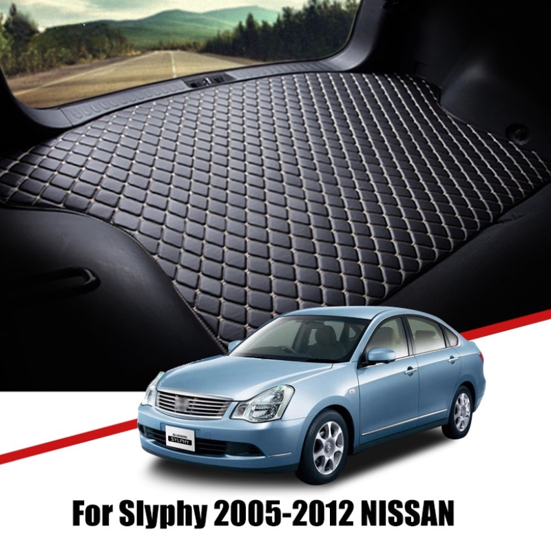 Matras Bagasi Mobil Bahan Kulit Untuk Nissan Bluebird Sylphy 2005 2006 2007 2008-2012