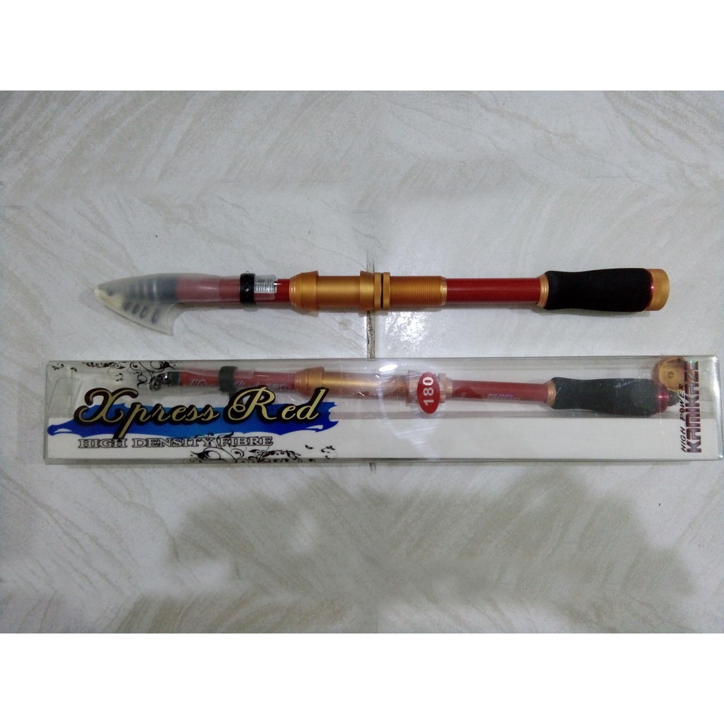Joran / Rod Carbon Antena / Telescopic Kamikaze Xpress Red