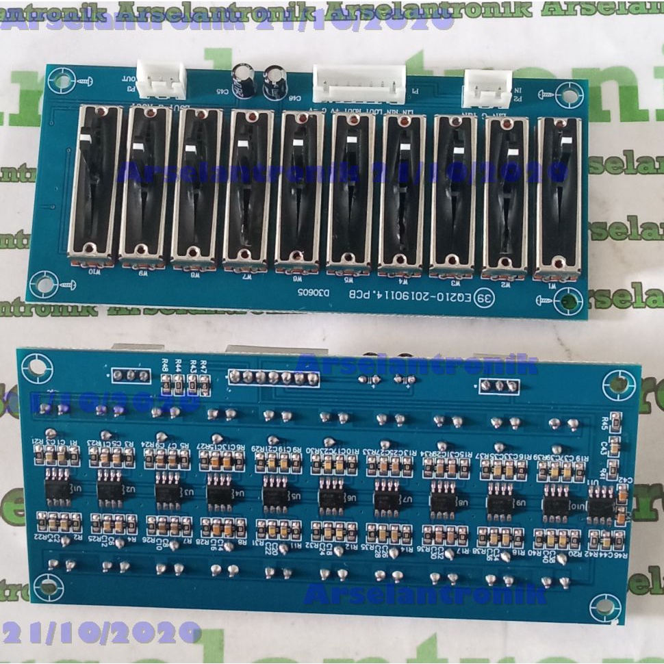Jual Modul Equalizer Stereo 10 Band Ekualiser Pre Amplifier Shopee