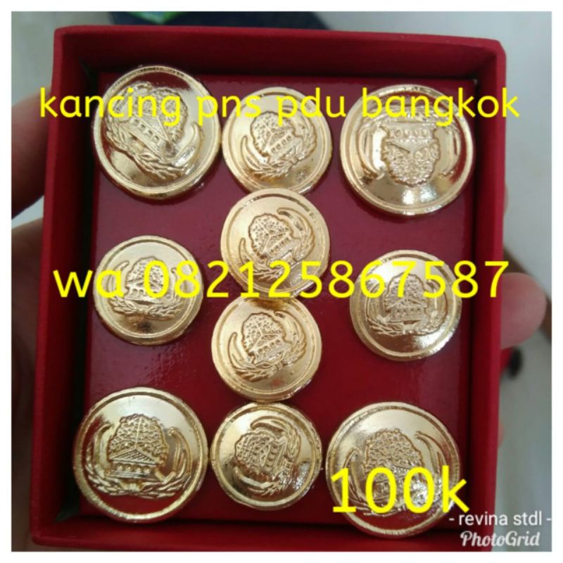 kancing pdu polri dan pns