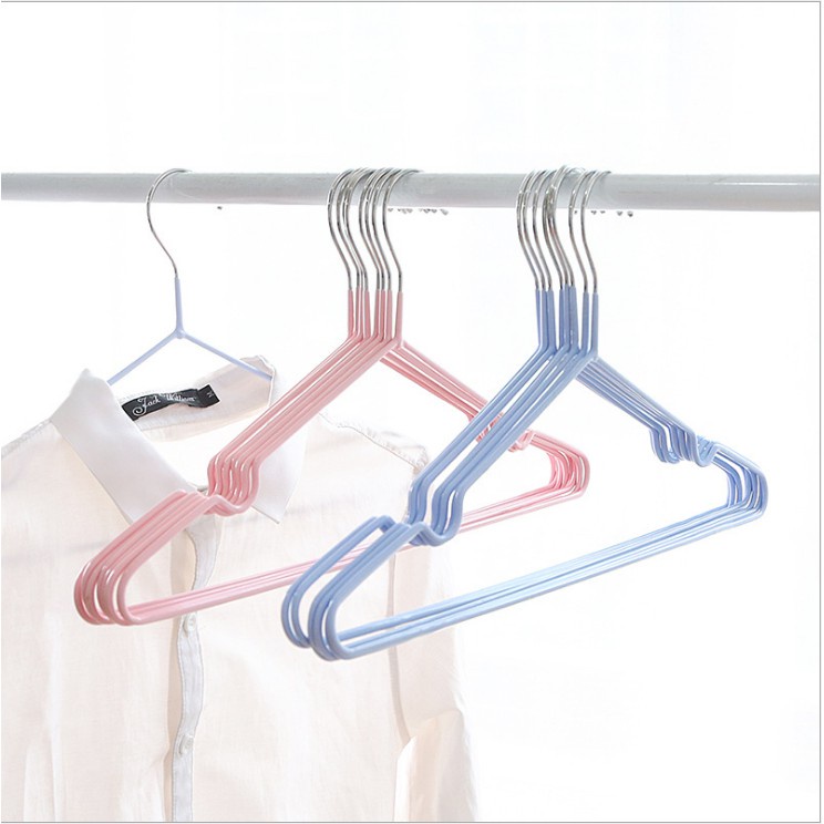 ☛TK☚ R427 New Hanger Logam Gantungan Baju Celana Pakaian