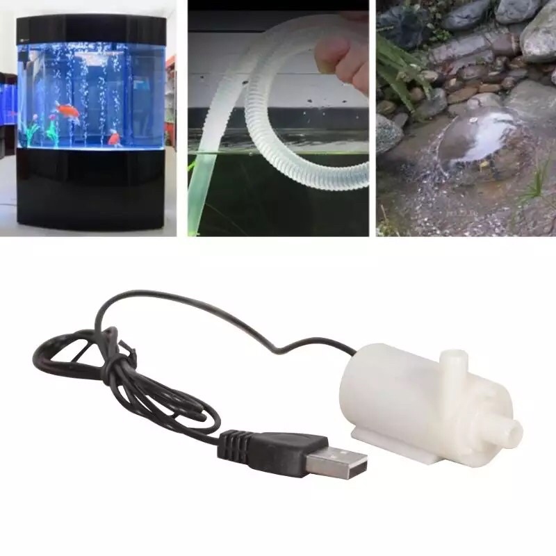 DC 2.5-6 V Low Noise Brushless Motor Pump120L/H Mini Mikro Submersible Pompa Air