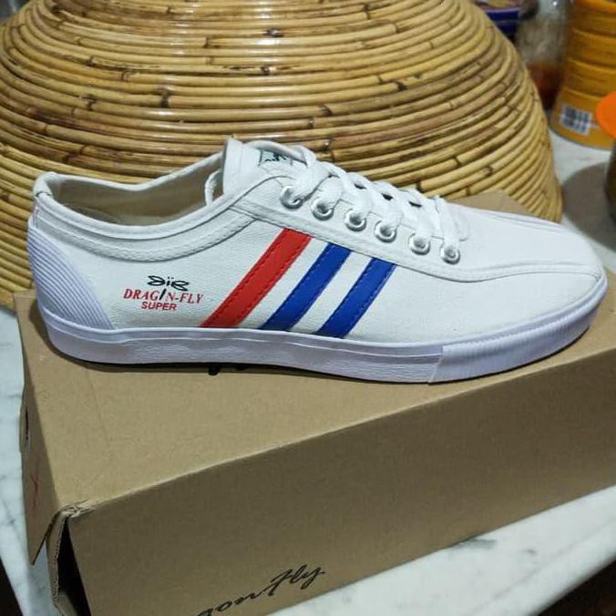 Sepatu DragonFly Hitam / Sepatu Capung Dragofly Amazon Hitam 37-43 - Putih, 37