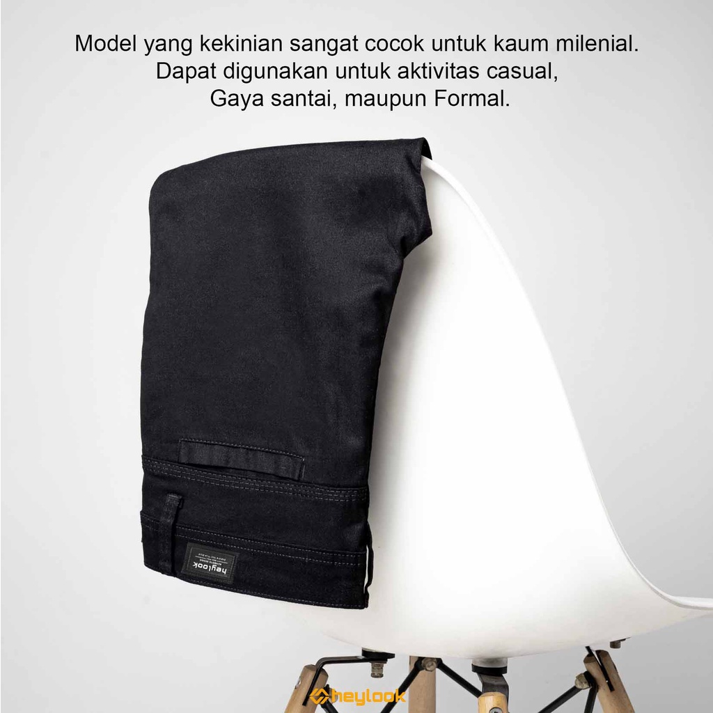 HEYLOOK Project - Celana CHINO Panjang Pria Chino Long Pants Chino Heylook Kerja Casual