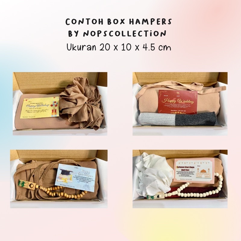 BOX HAMPERS By NOPSCOLLECTION