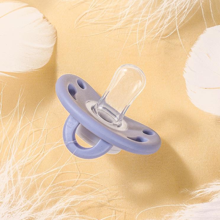 BabyBeeBoo Empeng Dot Bayi Silikon Premium Baby Pacifier + Box Higienis Food Grade Soother Silicone-PURPLE