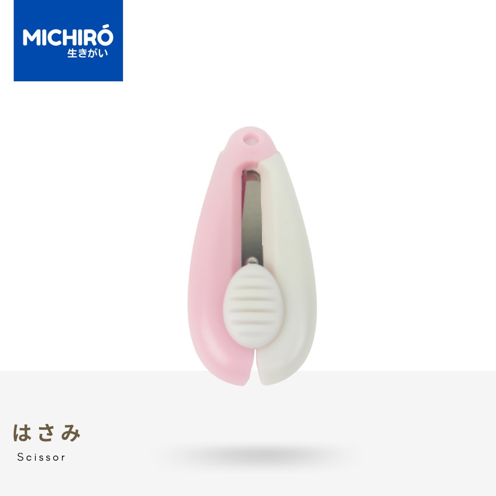 

MICHIRO Oval Portable Scissors Gunting Oval Lipat Praktis