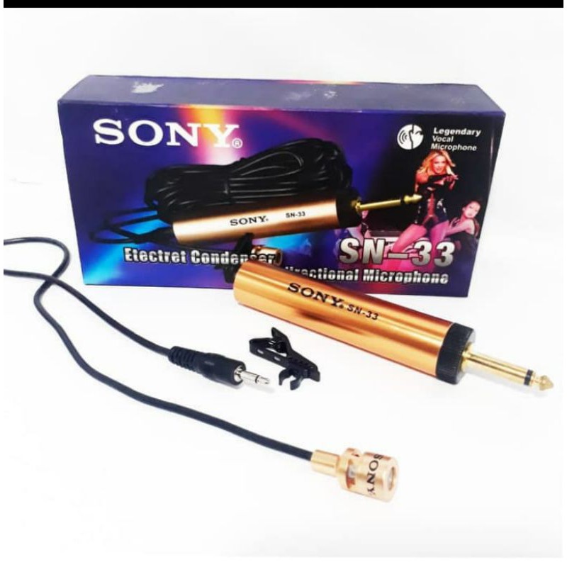 mic condenser SONY SN-33