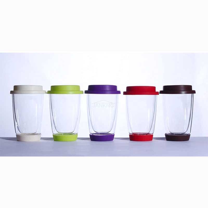 TD-DA Uniturcky Gelas Mug Kopi Anti Panas Double Wall Glass 350ml - XLSC-002