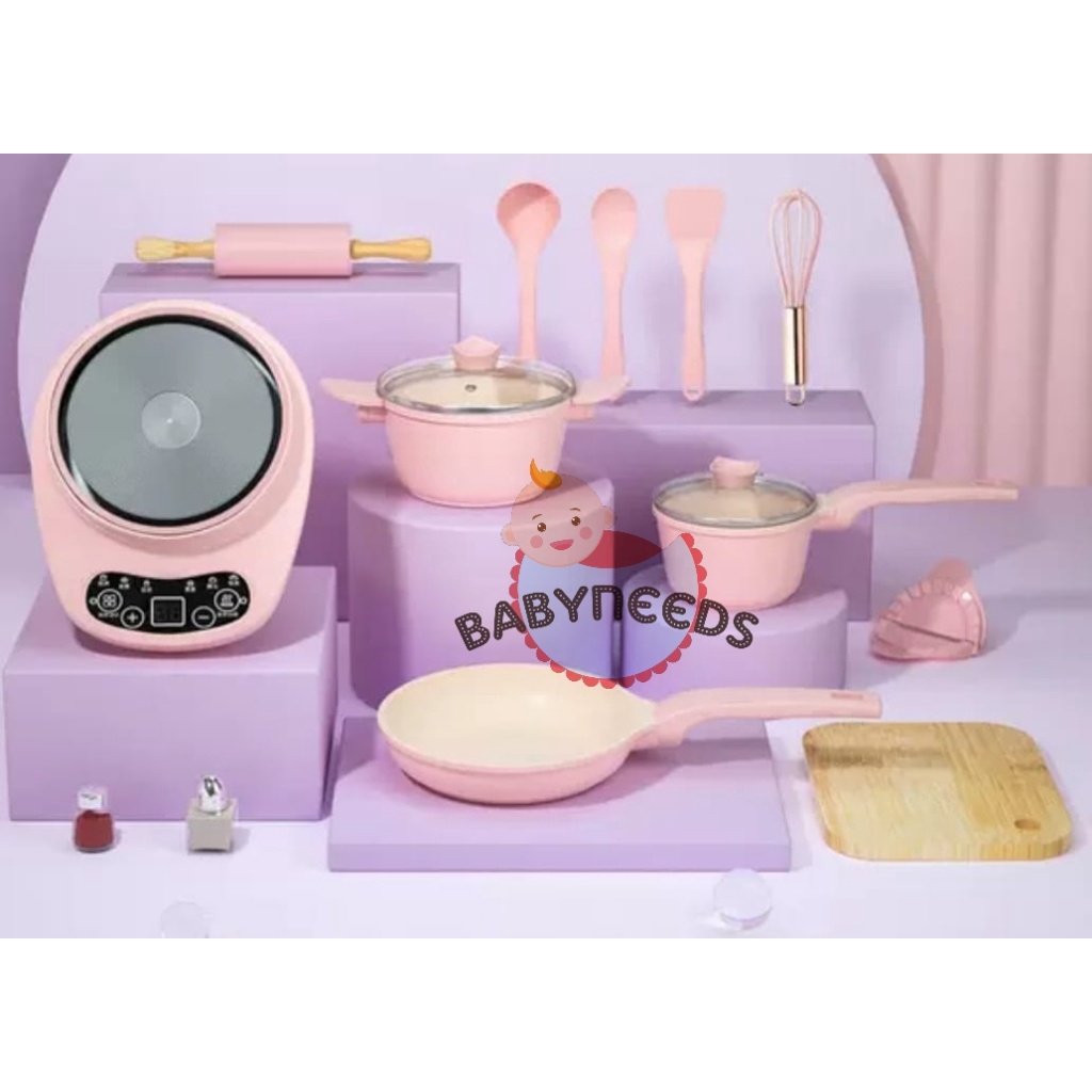 Mini Kitchen Real Cooking / Kompor Listrik Anak real cooking toys