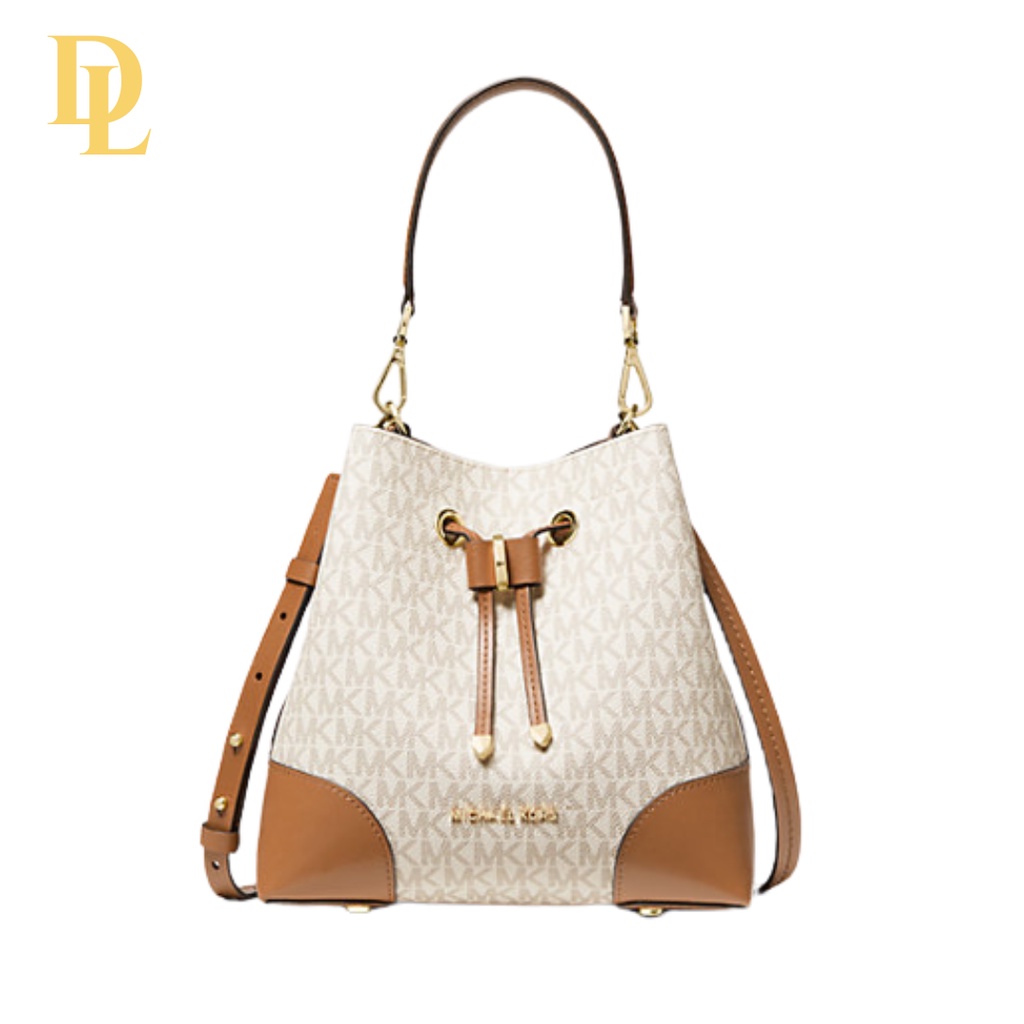 MK Mercer Bucket Bag - White