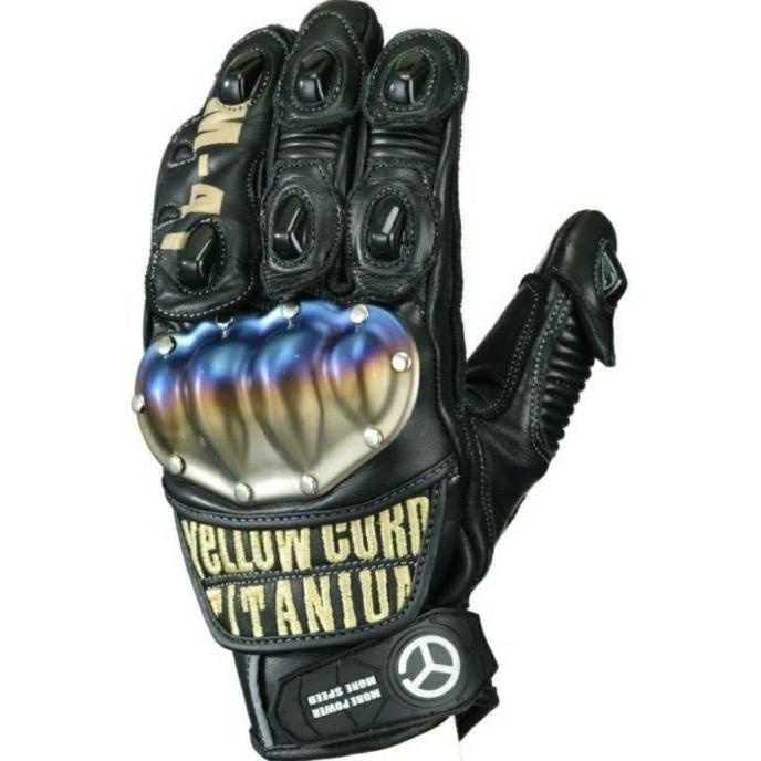 SARUNG TANGAN YELLOW CORN YG-191 GOLD | SARUNG TANGAN MOTOR | GLOVE