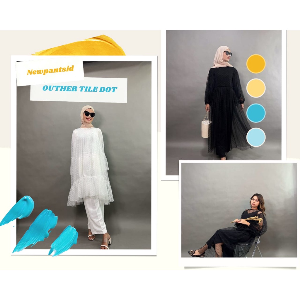 OUTER TILE DOT | OUTER TILE | DRESS TILE DOT UNTUK PESTA/LEBARAN