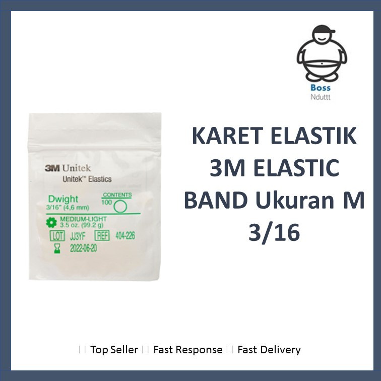 Karet Elastik 3M Elastic Band Ukuran M