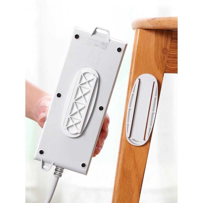 Rak Gantungan Hook Wall Hanger Organizer 10,3x4cm - Putih