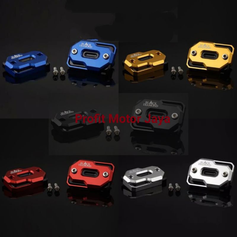 Cover Tutup Minyak Rem Variasi Nmax Old dan Nmax New Black Diamond Original