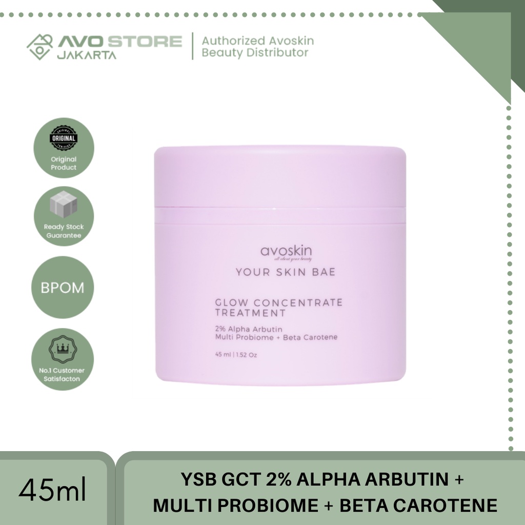 Your Skin Bae Glow Concentrate Treatment 2% Alpha Arbutin + Multi Probiome + Beta Carotene