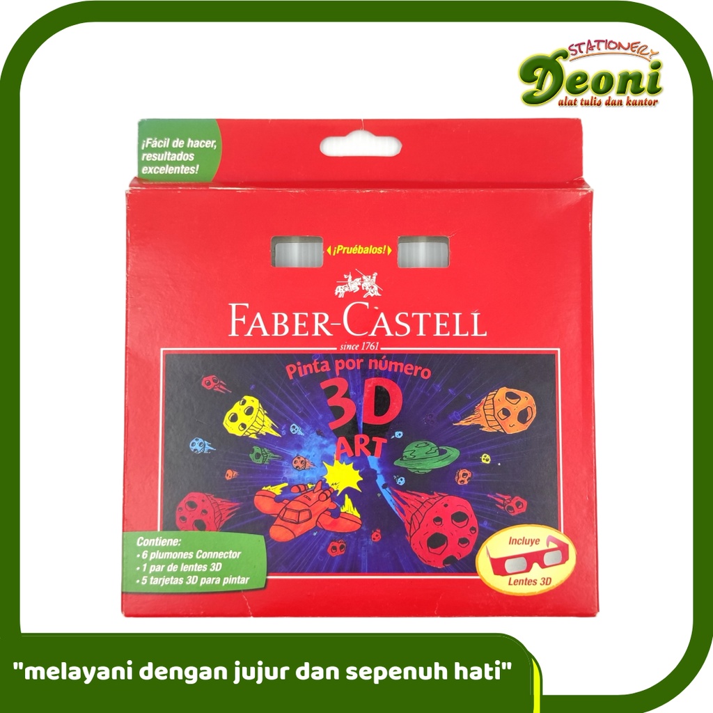 

FABER-CASTELL Colour by number 3D