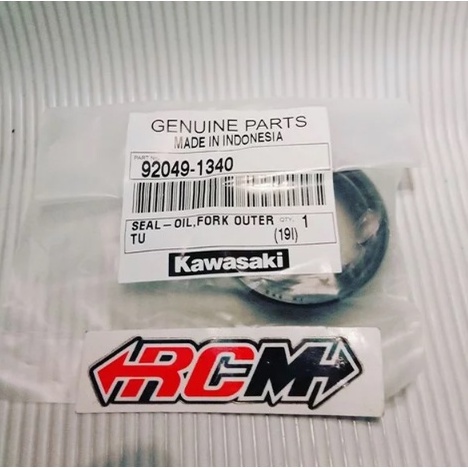 HRGA PERBIJI SEAL SIL AS SOK SHOCK SKOK DEPAN NINJA R RR 2T 2 T 2TAK 2 TAK ASLI ORI ORIGINAL KAWASAKI KGP 92049-1340