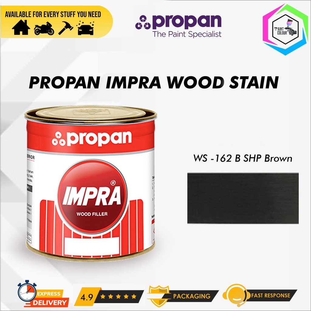 IMPRA WOOD STAIN WS 162 B - SHP BROWN 1 Liter