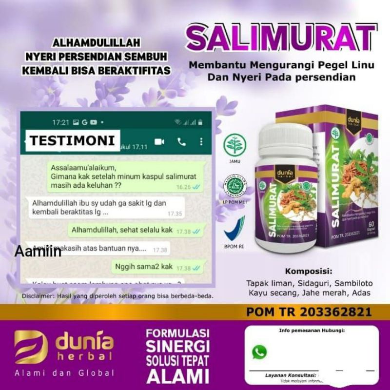 

SALIMURAT / HERBAL ASAM URAT