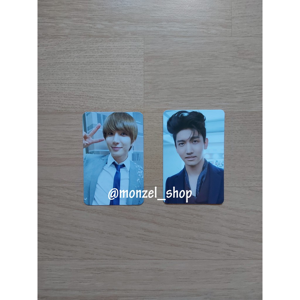 TVXQ / Super Junior Changmin Leeteuk Album Photo Card (PC)