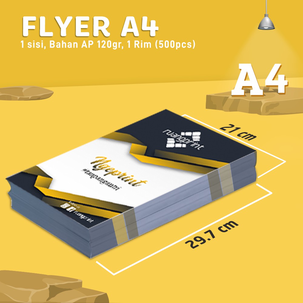 

Flyer A4 1 Sisi, 1 Rim (Art Paper 120gr)