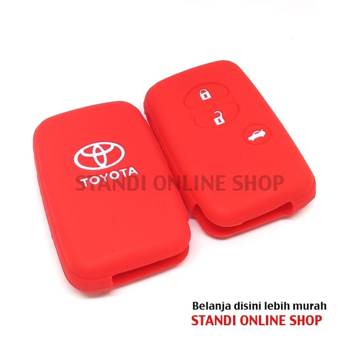 Kondom Kunci Silikon Remote Cover Toyota Camry Crown Prado Land Cruise