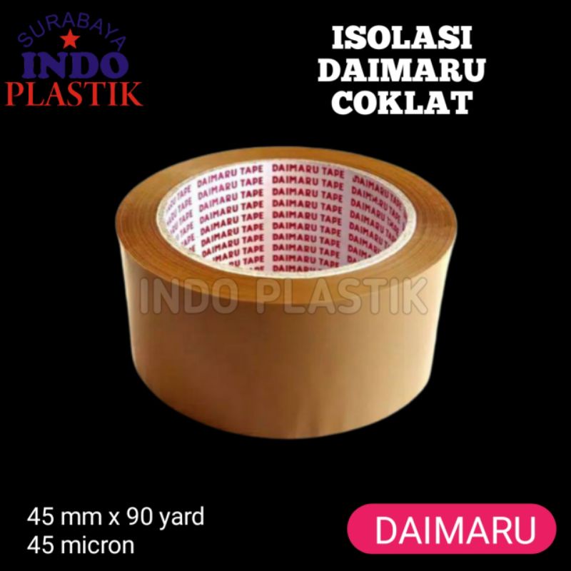 

ISOLASI COKLAT DAIMARU ISOLASI SELOTIP LALBAN COKLAT LAKBAN DAIMARU