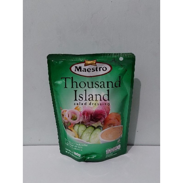 

MAESTRO THOUSAND ISLAND SALAD DRESSING 180GR