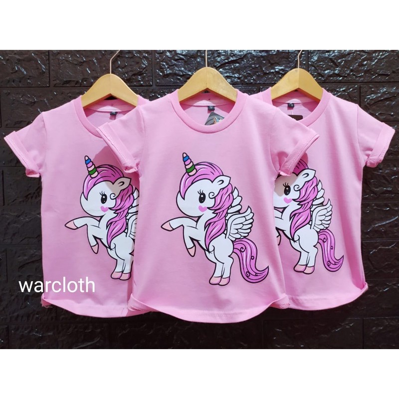 PROMO BAJU KAOS DISTRO ANAK PEREMPUAN LITTLE PONY PINK TERLARIS