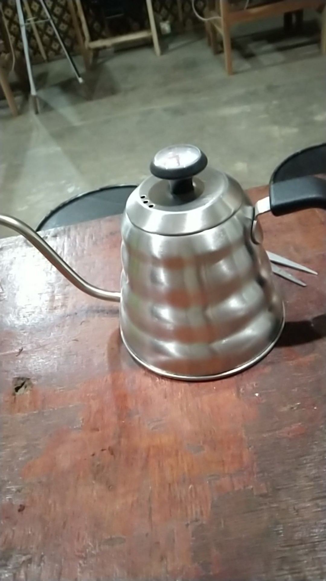 Teko Leher Angsa Barista Ketel Kopi V60 Drip Coffee Kettle  Thermometer / No Termometer