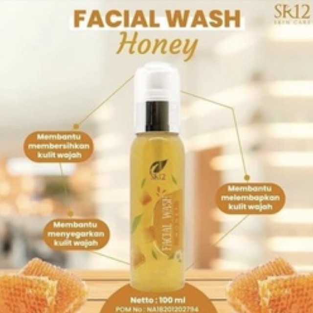 FACIAL WASH HONEY/ FACIAL WASH MADU SR12