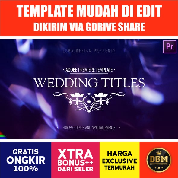 Modern Wedding Titles - Premiere Pro