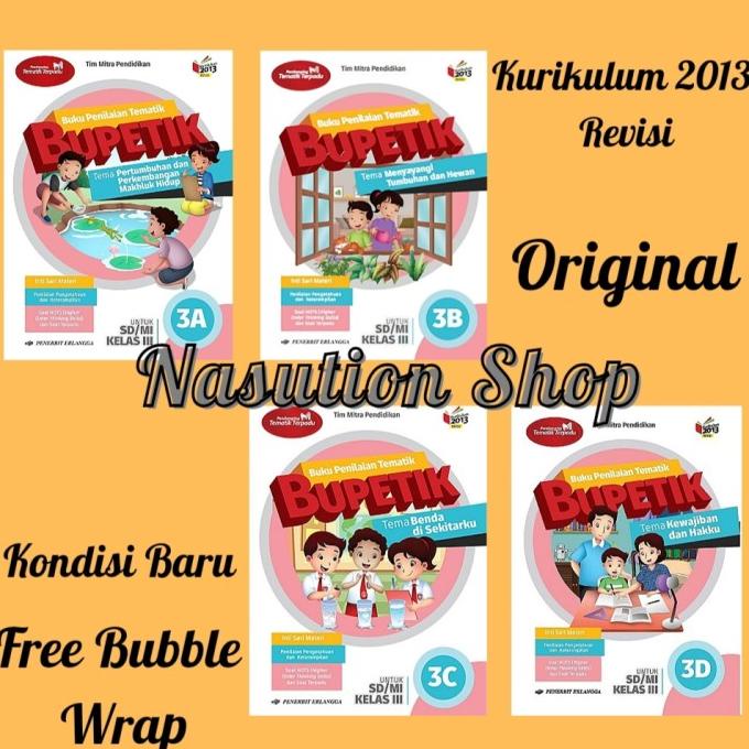 

Buku Bupetik Kelas 3 SD 3A 3B 3C 3D Erlangga Star Seller Termurah