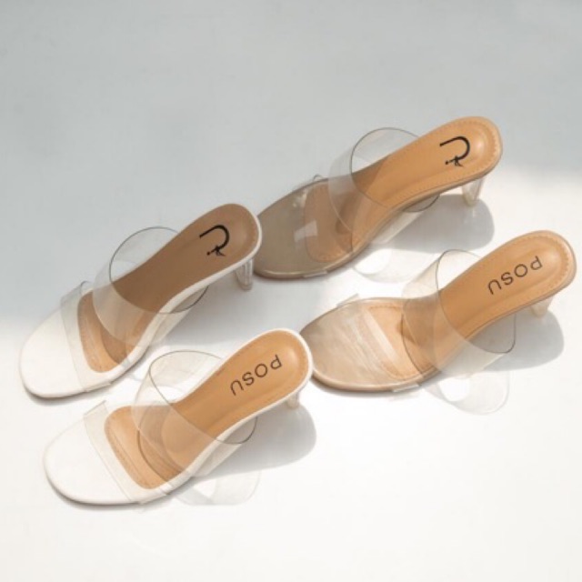 POSU Becca Transparent Heels