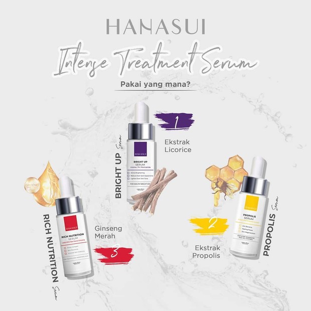 HANASUI INTENSE TREATMENT SERUM WAJAH 25ML